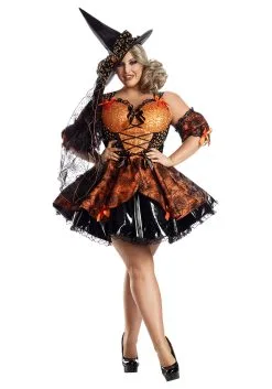 Plus Size Harvest Witch Women's Costume