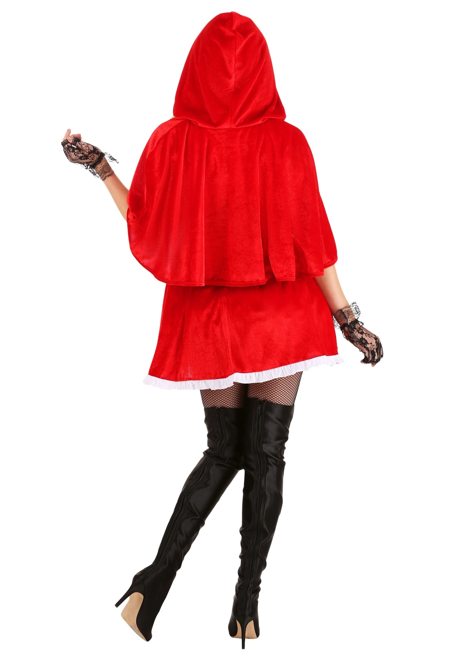 Plus Size Red Hot Riding Hood Women's Costume 7 Plus Size Red Hot Riding Hood Women's Costume - Image 5