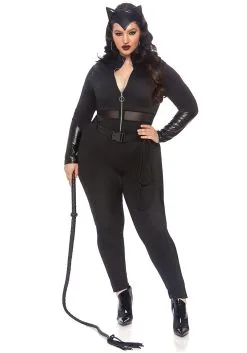 Women's Plus Size Sultry Supervillain Costume