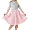 Women's Poodle Skirt Pink Costume 2 Women's Poodle Skirt Pink Costume -Fun Place Pop Store womens poodle pink skirt