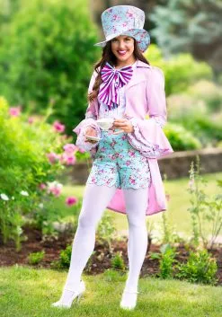 Pretty Mad Hatter Plus Size Costume For Women 8 Pretty Mad Hatter Plus Size Costume For Women -Fun Place Pop Store womens pretty mad hatter plus size costume 1