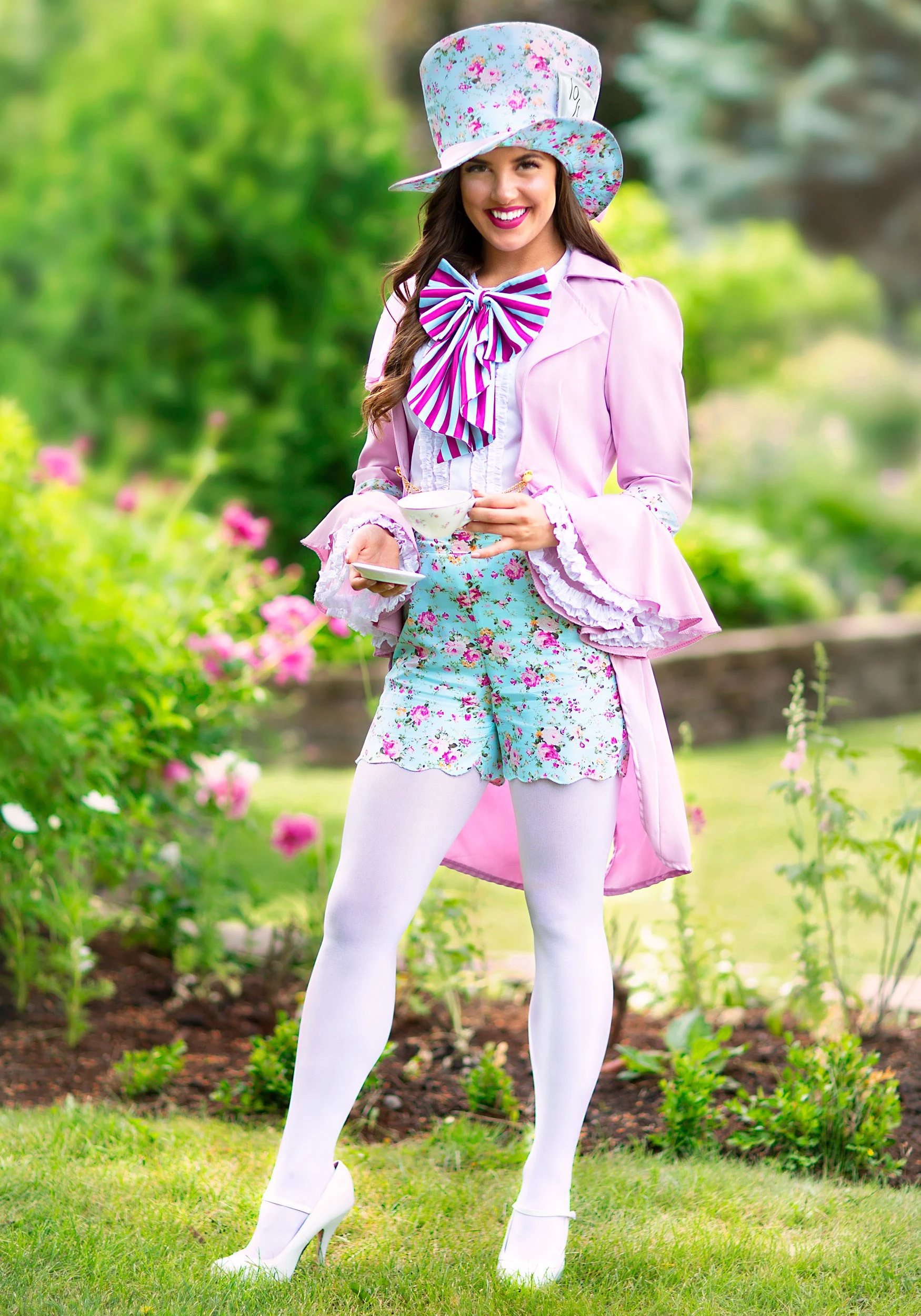 Pretty Mad Hatter Plus Size Costume For Women 5 Pretty Mad Hatter Plus Size Costume For Women - Image 3