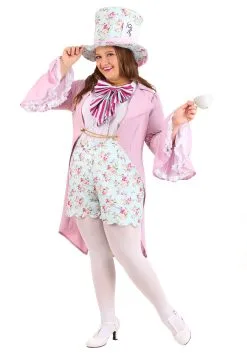 Pretty Mad Hatter Plus Size Costume For Women