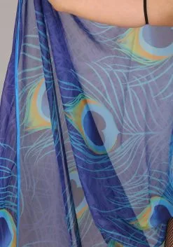 Women's Proud Blue Peacock Costume -Fun Place Pop Store womens proud peacock costume alt 6