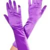 Purple Satin Women's Gloves -Fun Place Pop Store womens purple satin gloves
