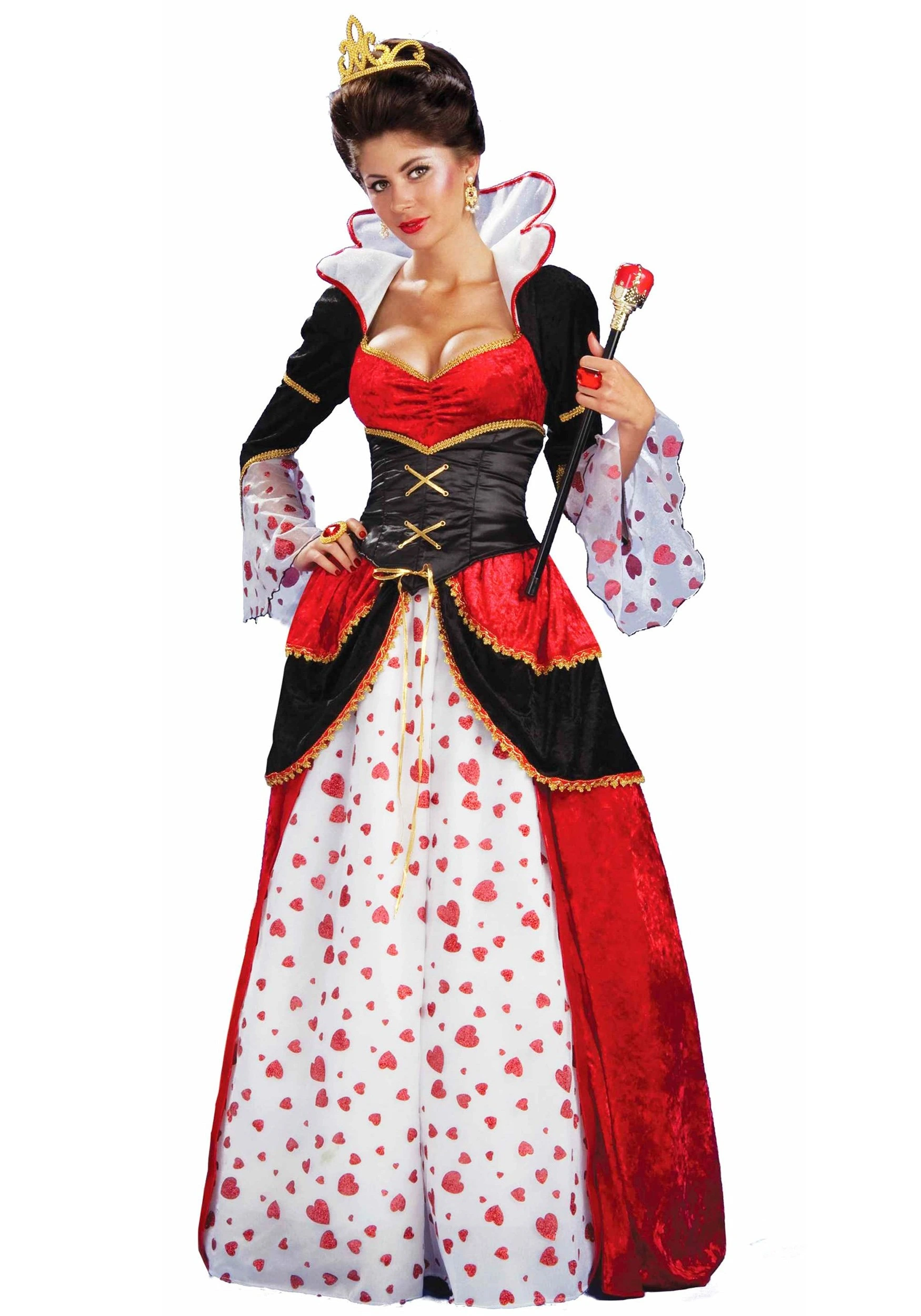 Queen Of Hearts Women's Costume 3 Queen Of Hearts Women's Costume