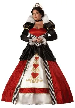 Queen Of Hearts Plus Size Costume For Women | Queen Dress