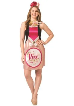 Women's Rose Wine Costume Dress