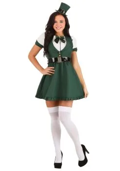 Sexy St. Patrick's Day Leprechaun Costume -Fun Place Pop Store womens sexy st patricks day costume alt 3