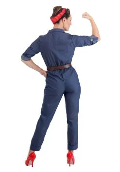 WWII Icon Women's Costume -Fun Place Pop Store womens wwii icon costume alt 3