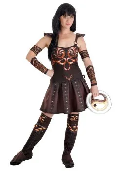 Xena Warrior Princess Women's Costume 10 Xena Warrior Princess Women's Costume -Fun Place Pop Store womens xena warrior princess costume alt 1